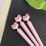 اتود گربه صورتی پاپیون دار با نوک 0.7