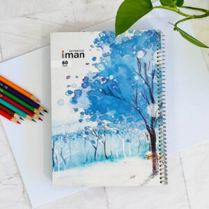دفتر نقاشی طرح زمستان