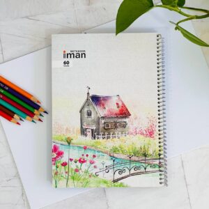 دفتر نقاشی طرح کلبه